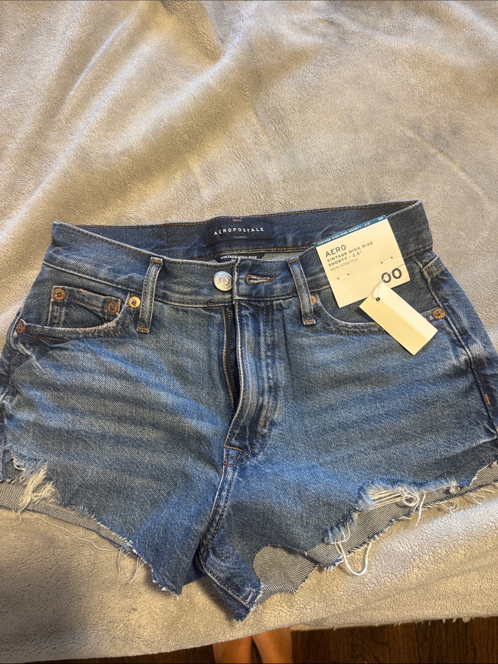Aeropostale Blue Denim Cutoff Shorts